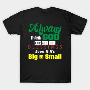Grateful for Every Blessing T-Shirt